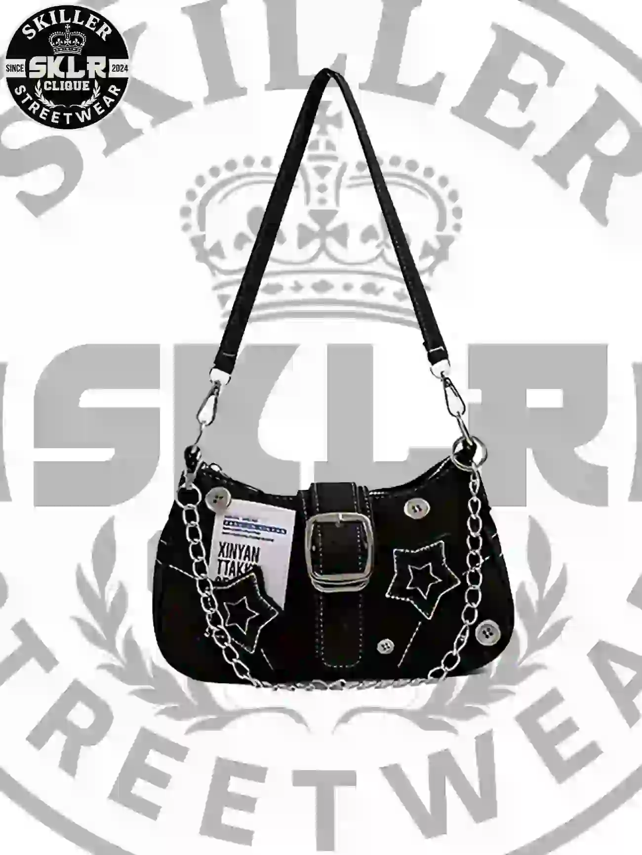 Crescent Tote Chain Bag