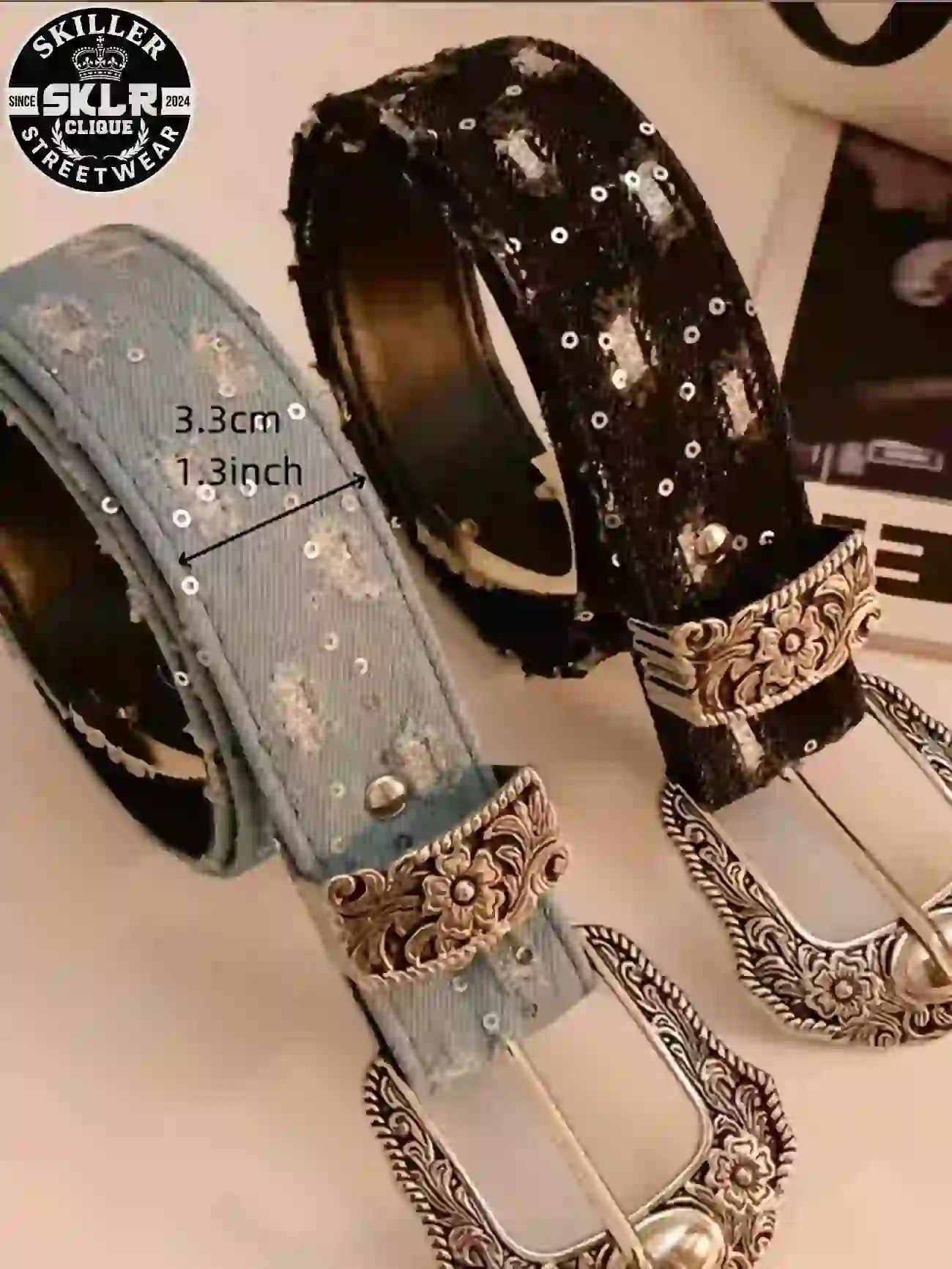 Vintage-Style Belt size